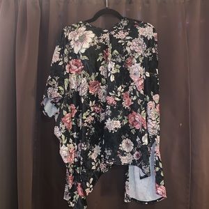 Velvet Floral Kimono